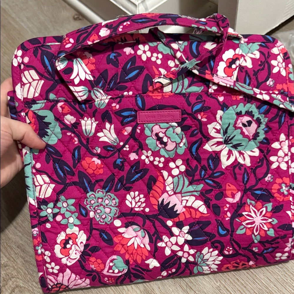 Vera Bradley Pink Floral Laptop Sleeve